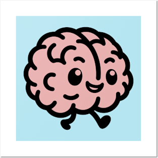 Cartoon Brain Posters and Art